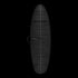 Saga Surf Boardbag - Black